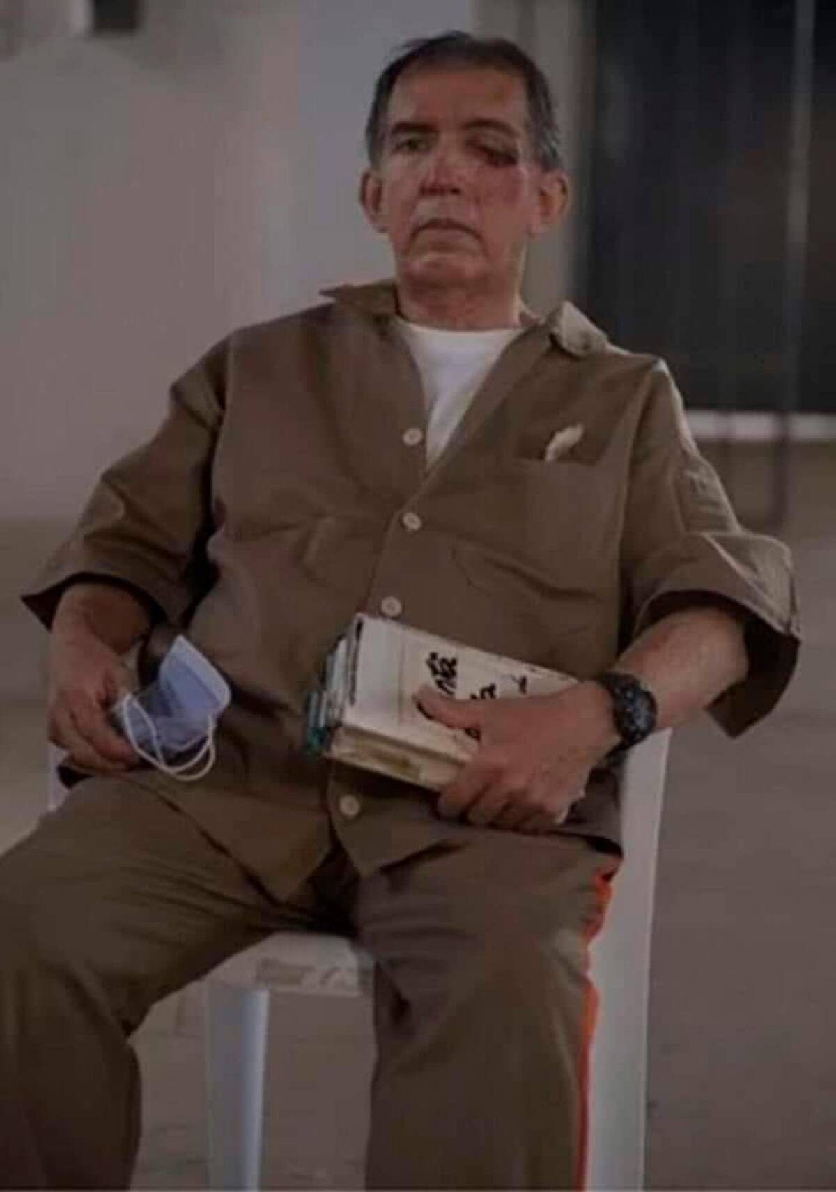 Luis Alfredo Garavito padece cáncer en su ojo izquierdo.//Cortesía