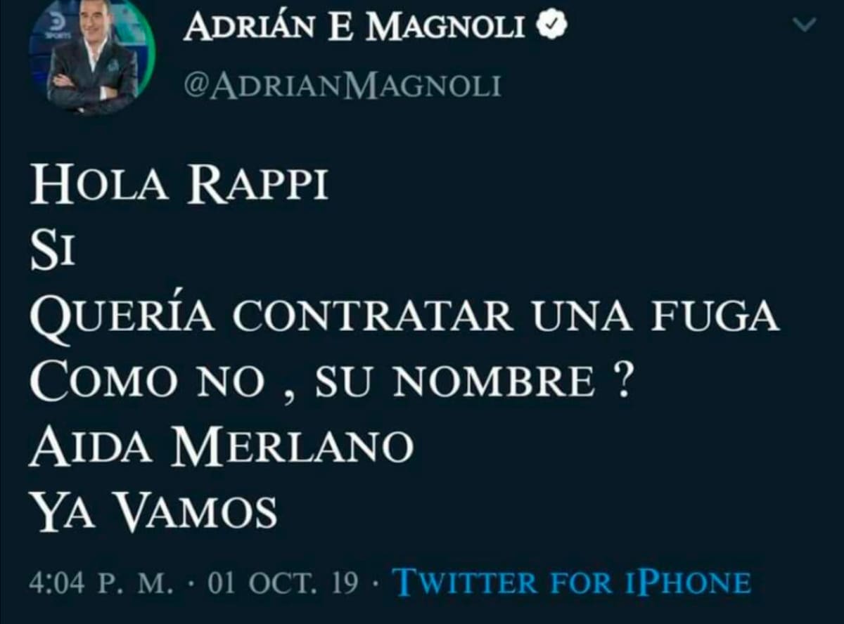 Esto es uno de los memes tras la noticia de la fuga. // Twitter.