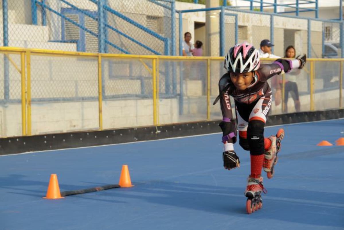 Mailen Cabezas, promesa del patinaje bolivarense. Luis Eduardo Herrán/El Universal/