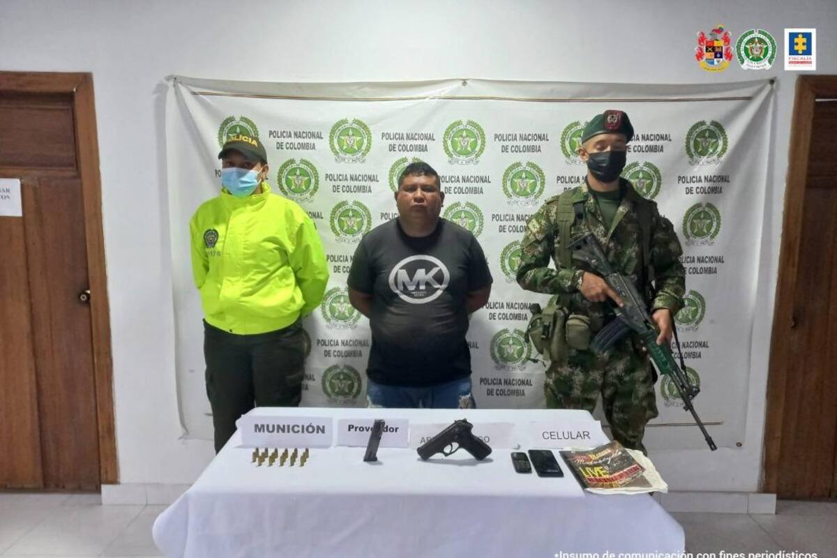 A la cárcel presunto comandante urbano del Clan del Golfo