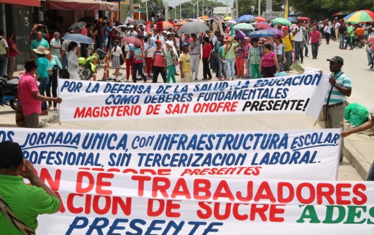 Los maestros dicen que tienen conocimiento de que los recursos para pagar están disponibles. MANUEL SANTIAGO PÉREZ/EL UNIVERSAL/