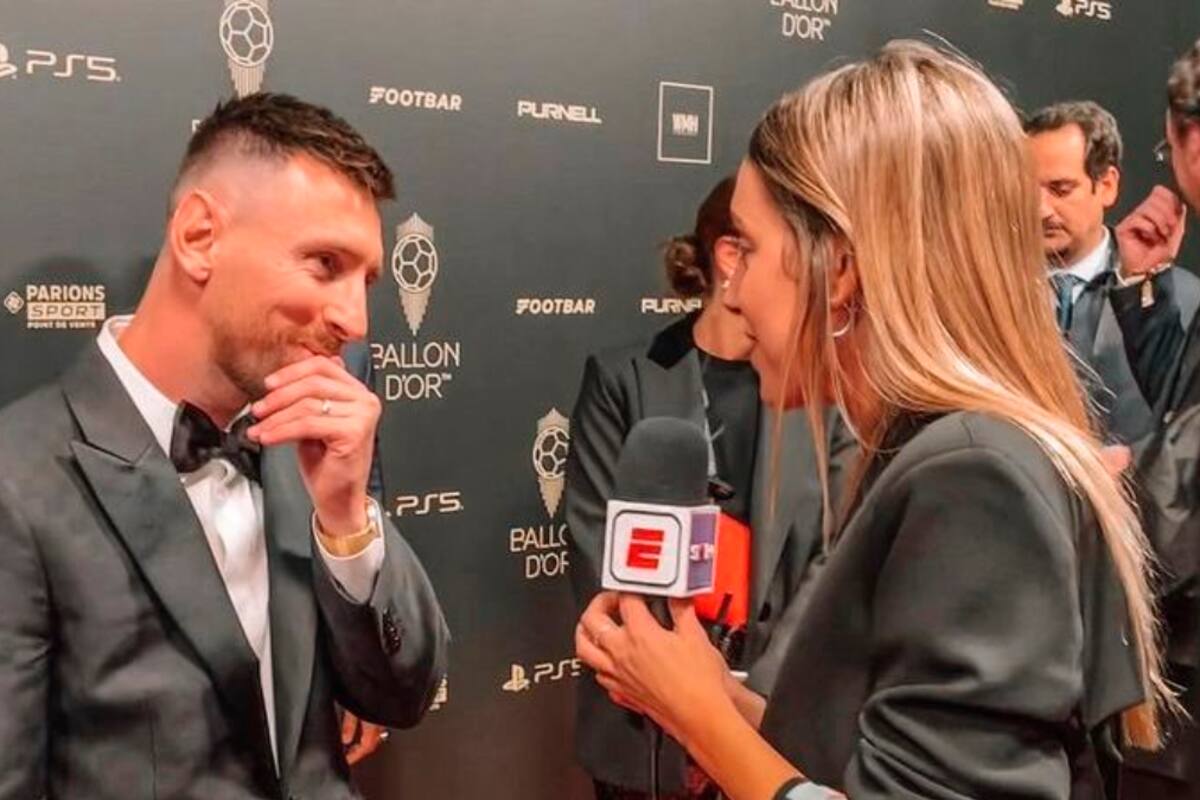 Sofía Martínez, la periodista que “pone nervioso” a Lionel Messi