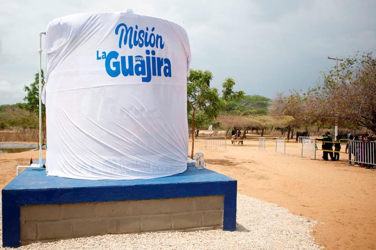 Petro entrega de planta potabilizadora de agua en Manaure, La Guajira