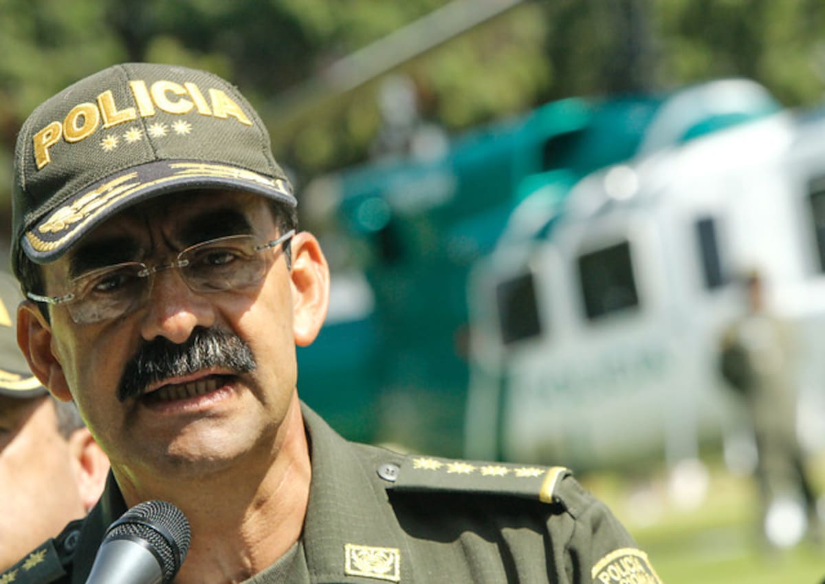 El exdirector de la Policía nacional, General Rodolfo Palomino. Colprensa
