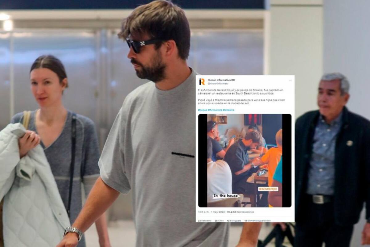 ¿Pidió los días para esto?: críticas a Piqué por video con sus hijos