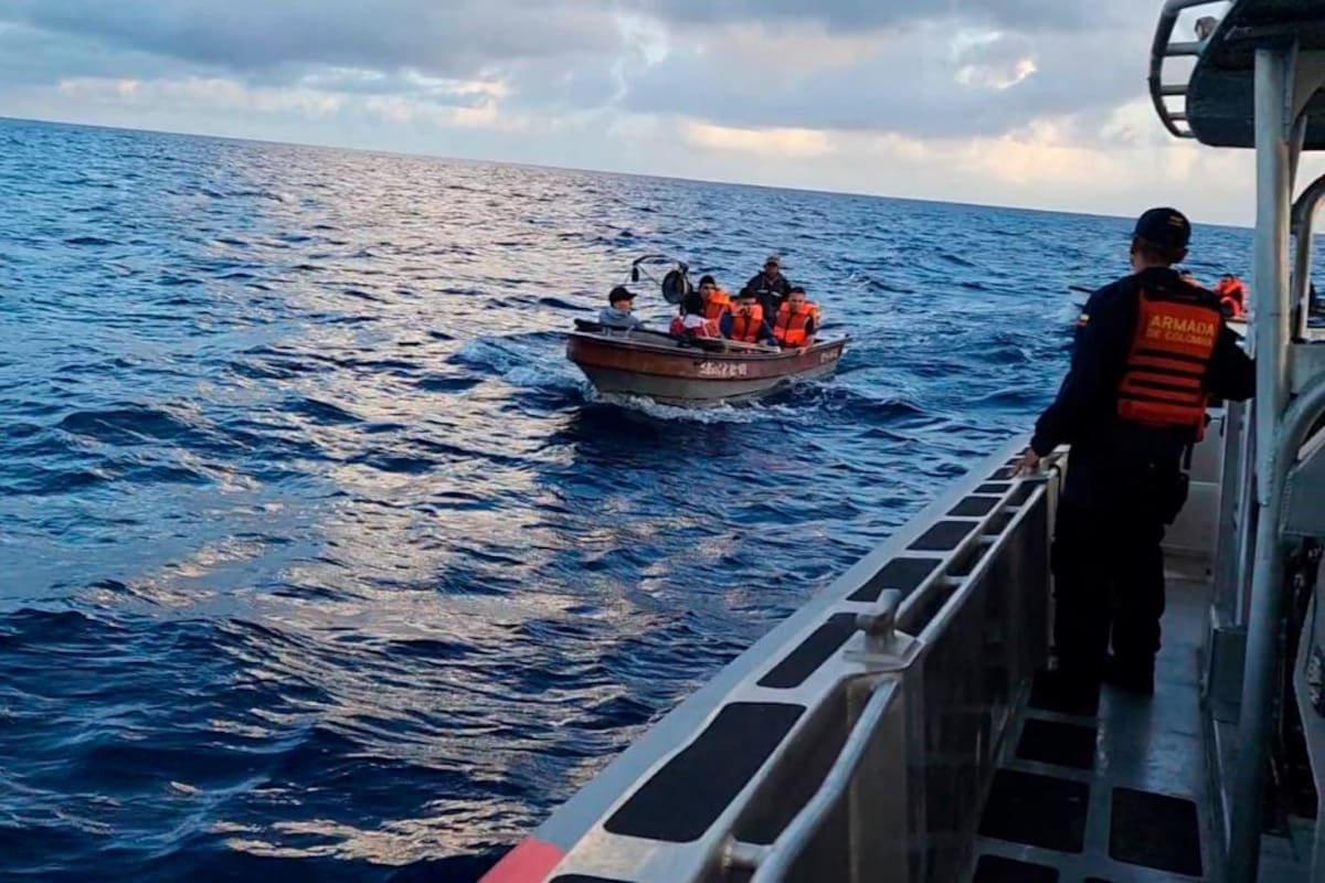 Rescatan a 21 migrantes al sur del archipiélago de San Andrés