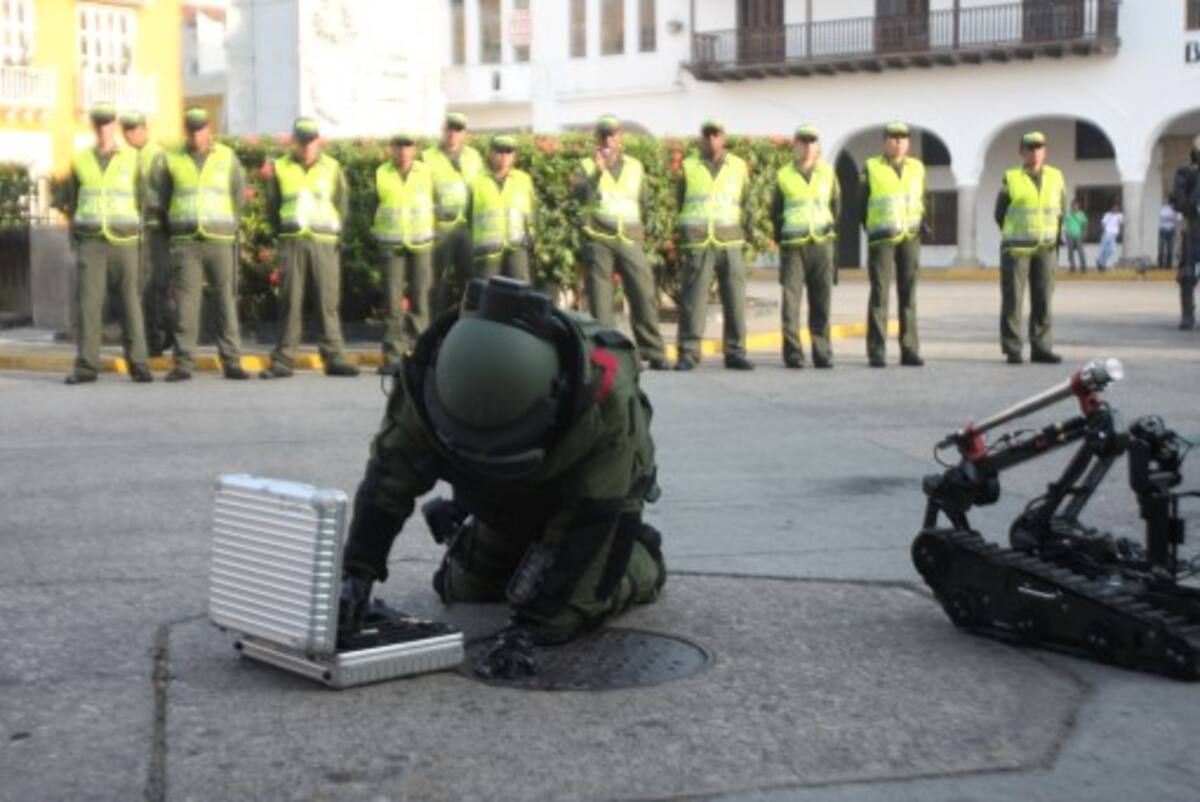 Expertos antiexplosivos y antisecuestro de la Policía prestarán servicios en las ocho ciudades sedes del Mundial de Fútbol Sub-20. Su labor será apoyada por robots y equipos de la mejor tecnología. AROLDO MESTRE - EL UNIVERSAL