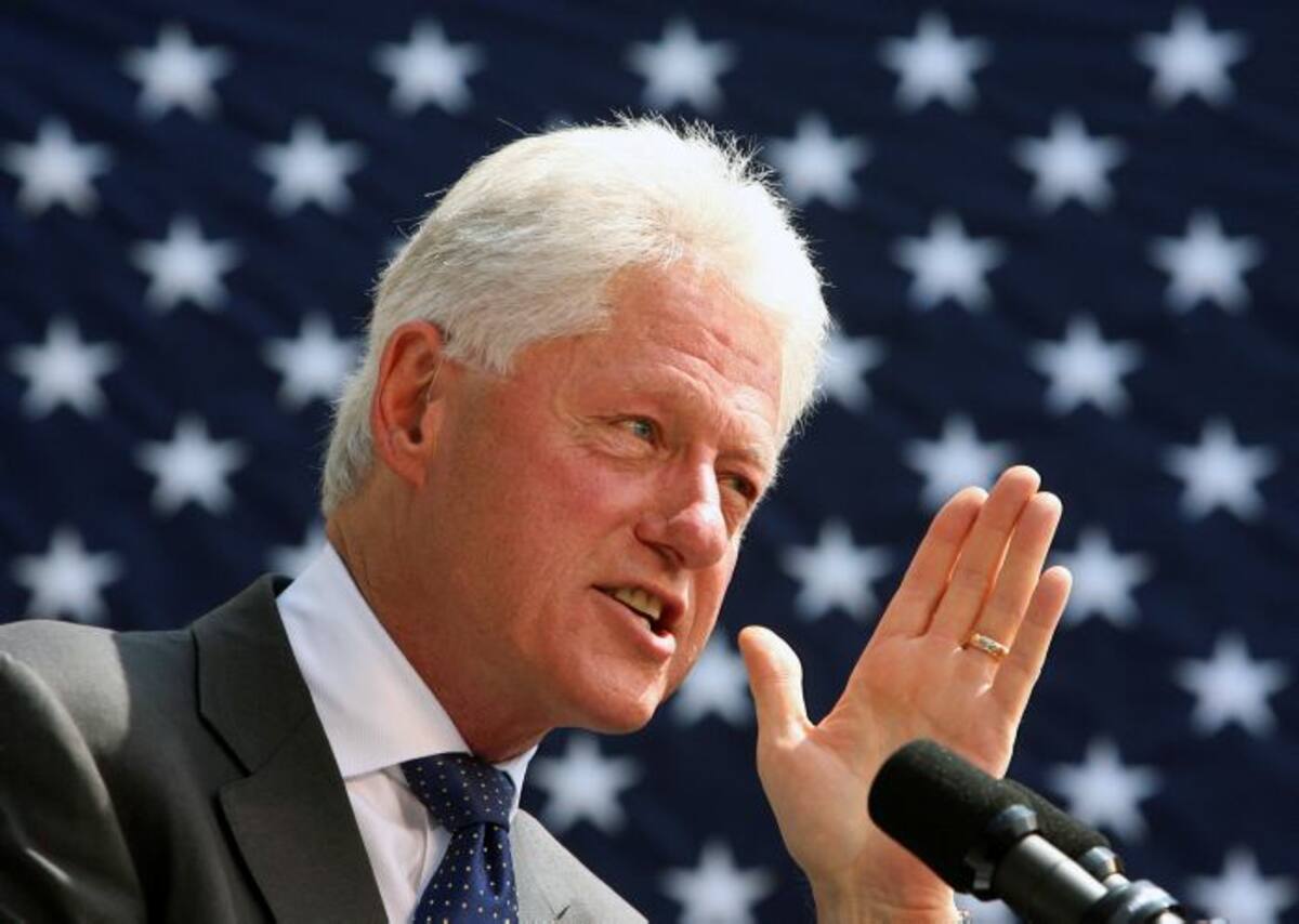 Bill Clinton, ex mandatario de los Estados Unidos, uno de los foristas. JOE BURBANK - AP