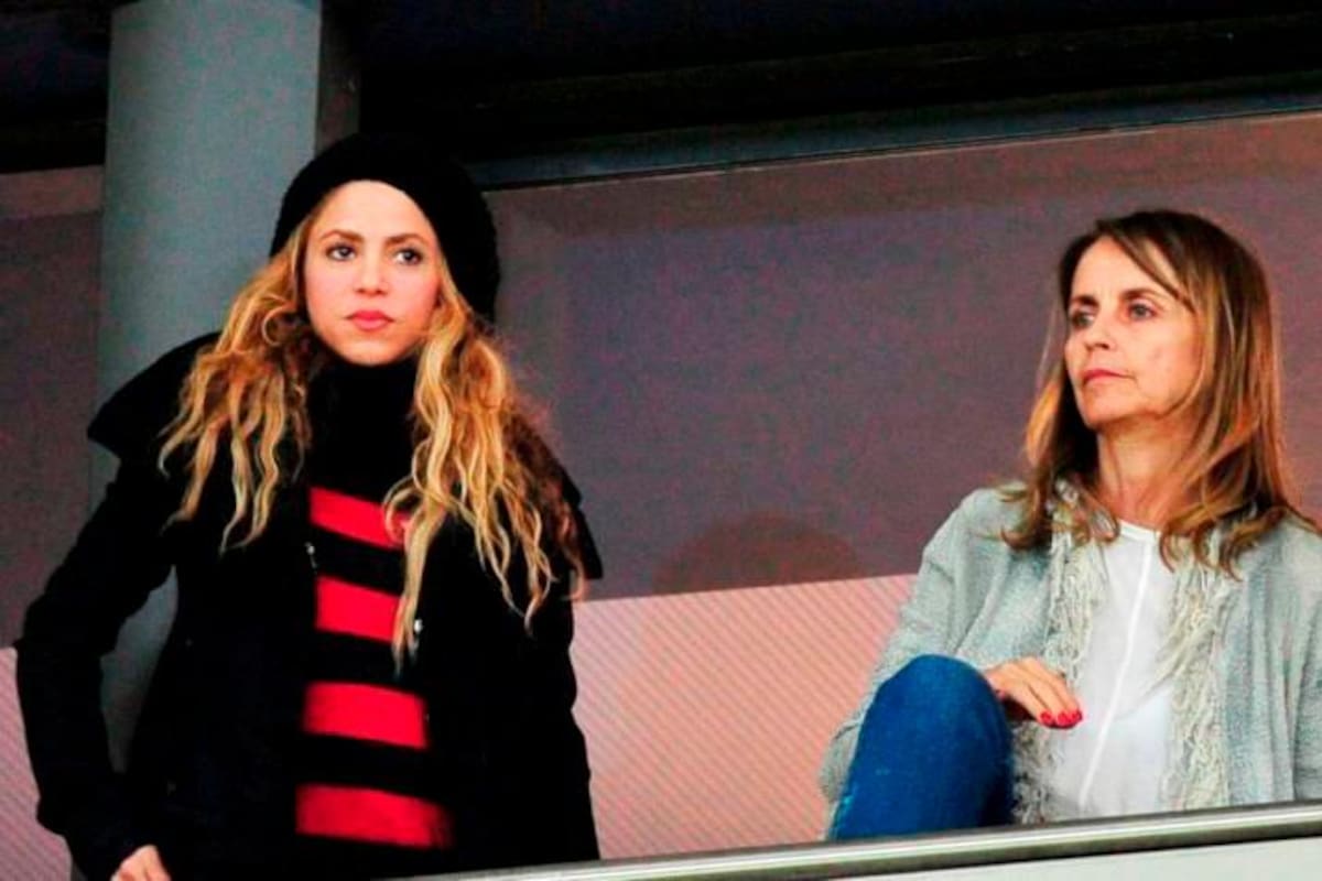Mamá de Gerard Piqué está disgustada con actitudes de Shakira
