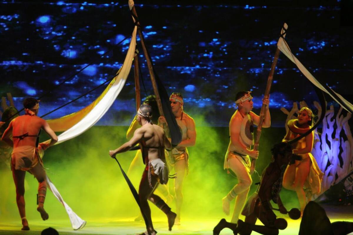 Con colorido espectáculo inauguraron los IV Juegos Nacionales de Playa y Mar