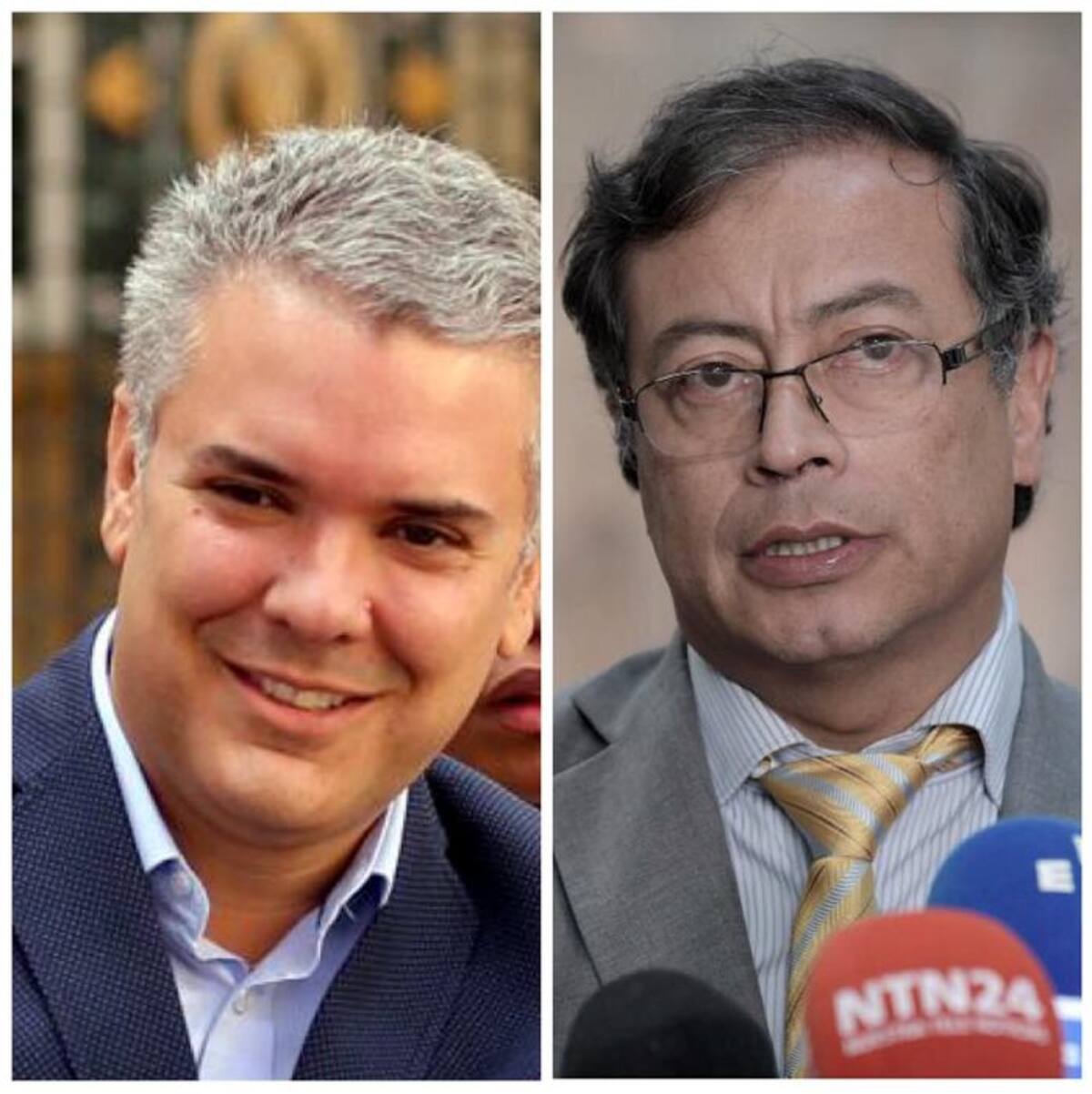 Iván Duque y Gustavo Petro, candidatos presidenciales. COLPRENSA.