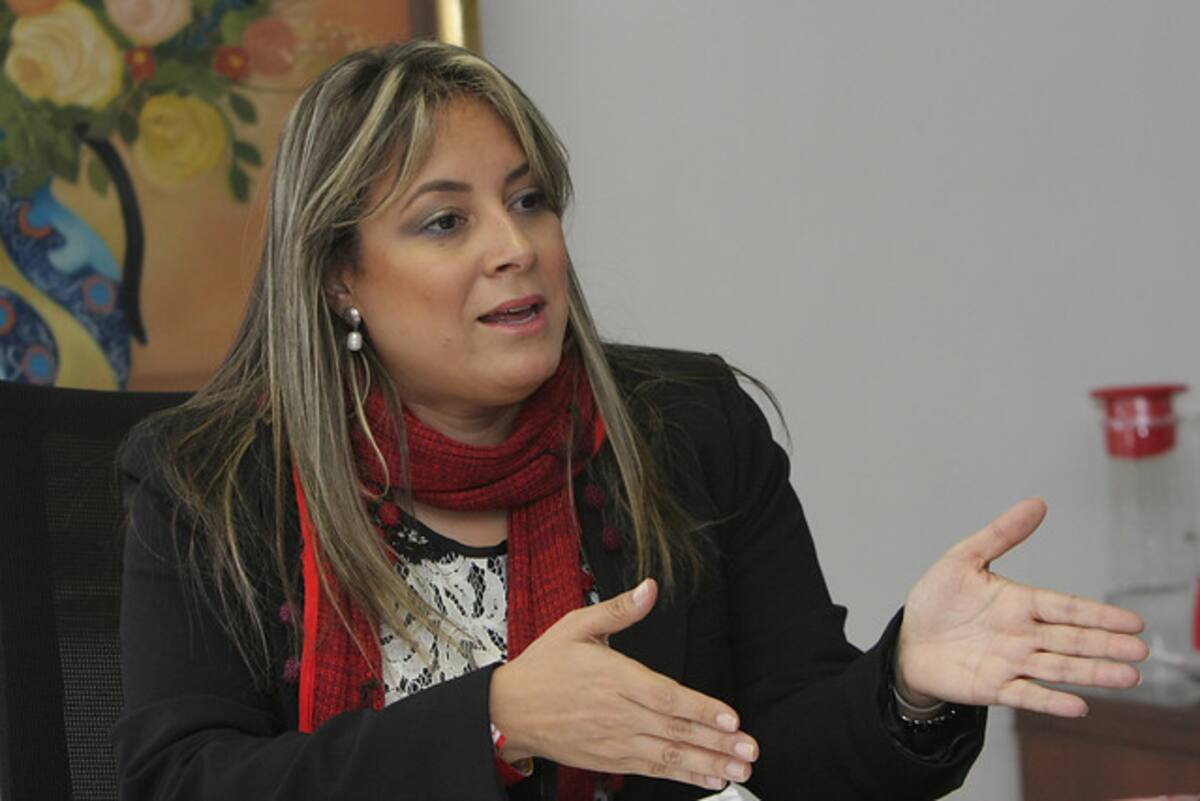 Entrevista con la Directora General de Planeación, Tatyana Orozco de la Cruz. Colprensa
