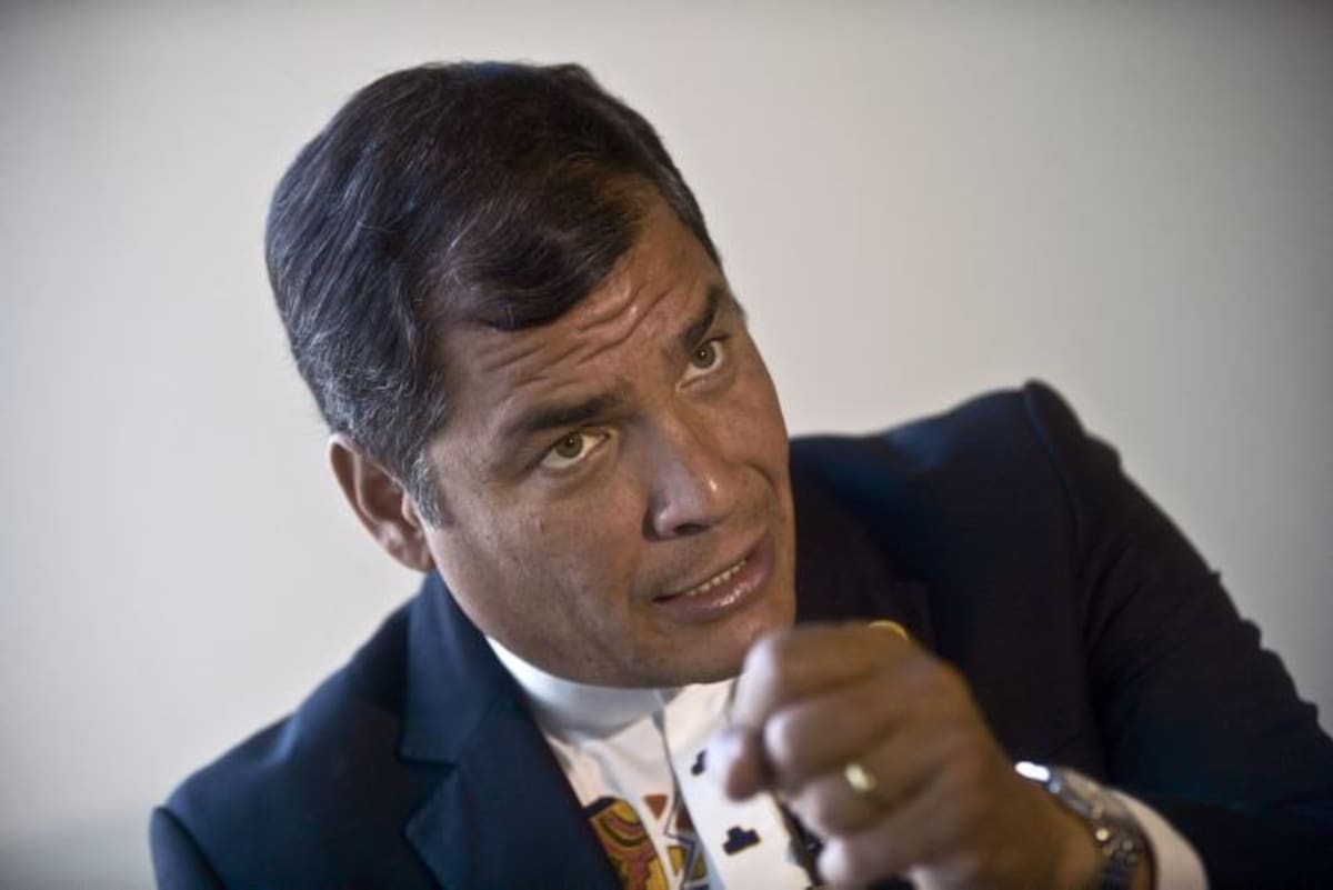 Rafael Correa, presidente de Ecuador AFP
