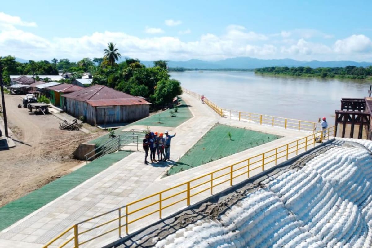 Listas las obras para mitigar inundaciones en Tenche, San Jacinto del Cauca