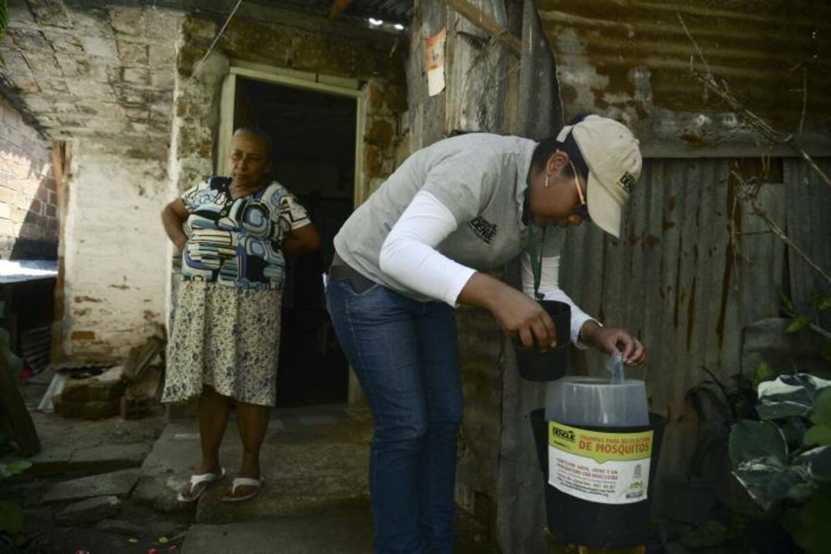 Wilmer Marquiño, representante OMS, destacó que en la lucha contra el zika, la acción de la comunidad juega un papel fundamental ya que el vector es un mosquito intradomicilario que tenemos que erradicar en nuestras propias casas. AFP