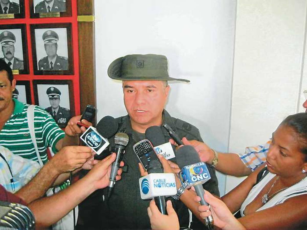 Héctor Páez Valderrama, director de la Policía Córdoba, quien destacó las capturas que se han desarrollado en regiones como Cereté, Ciénaga de Oro y Sahagún.