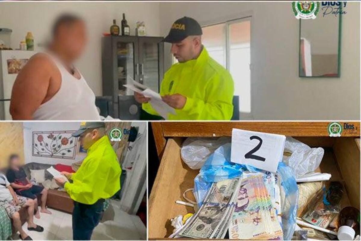 Desarticulan banda que falsificaba dólares y pesos en Colombia