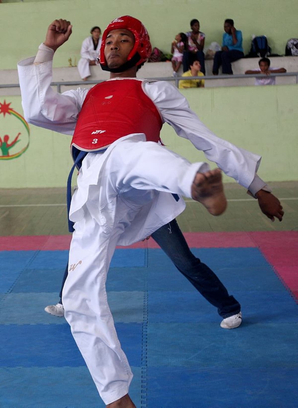 Neider Lozano, destacado taekwondista de Bolívar. ARCHIVO