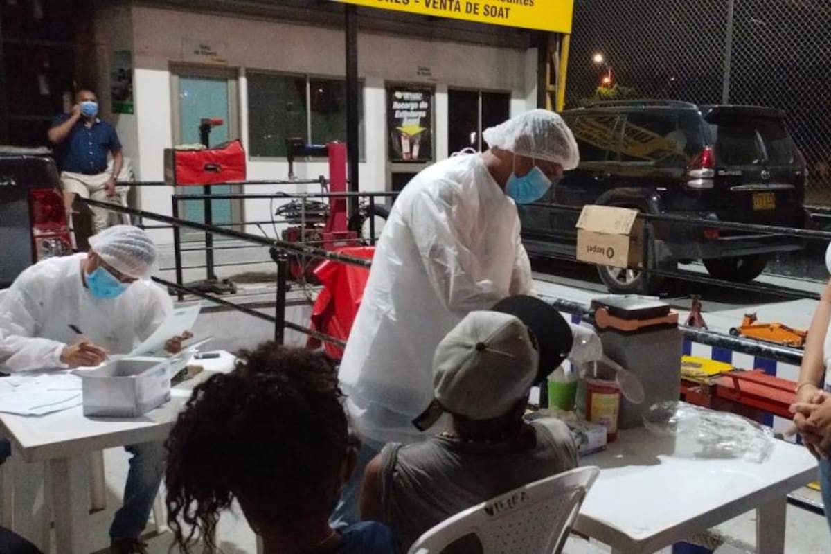 En Sincelejo toma de muestras y vacunación COVID llegó a habitantes de calle