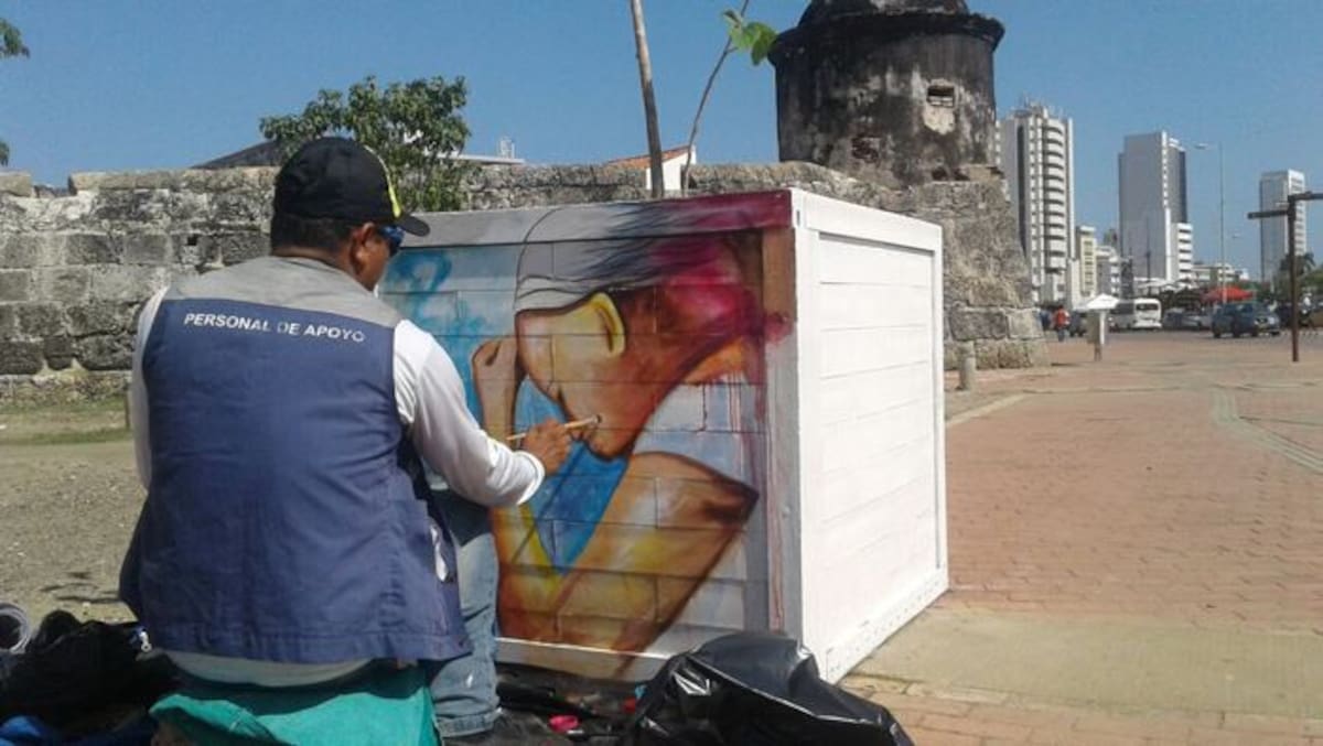 A lo largo de esta semana estos artistas trabajarán de cara al público compartiendo sus técnicas. Julio Castaño/ El Universal