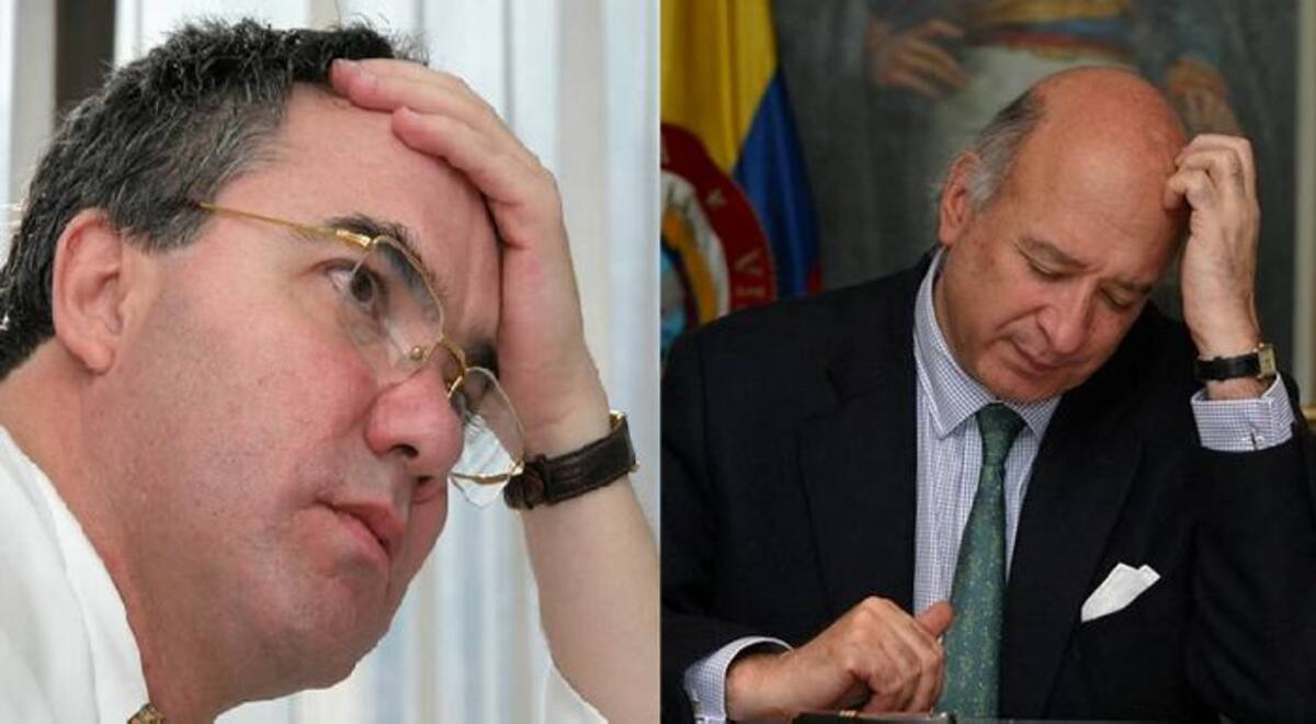 Diego Palcio y Sabas Pretelt. COLPRENSA