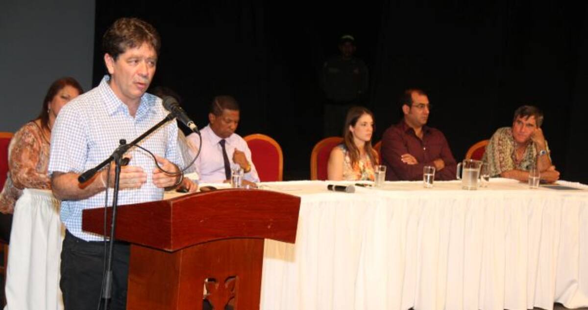 La rendición de cuentas se realizó en el teatro Adolfo Mejía. MARUJA PARRA, EL UNIVERSAL