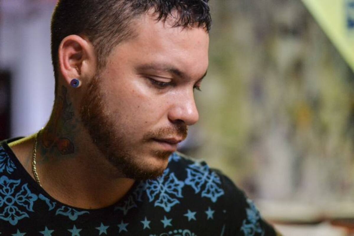 Juan José Herrera, hijo del colombiano ejecutado en China. AFP LUIS ROBAYO
