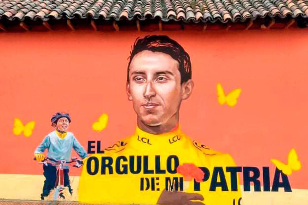 Los mensajes de Falcao y otras figuras para Egan Bernal