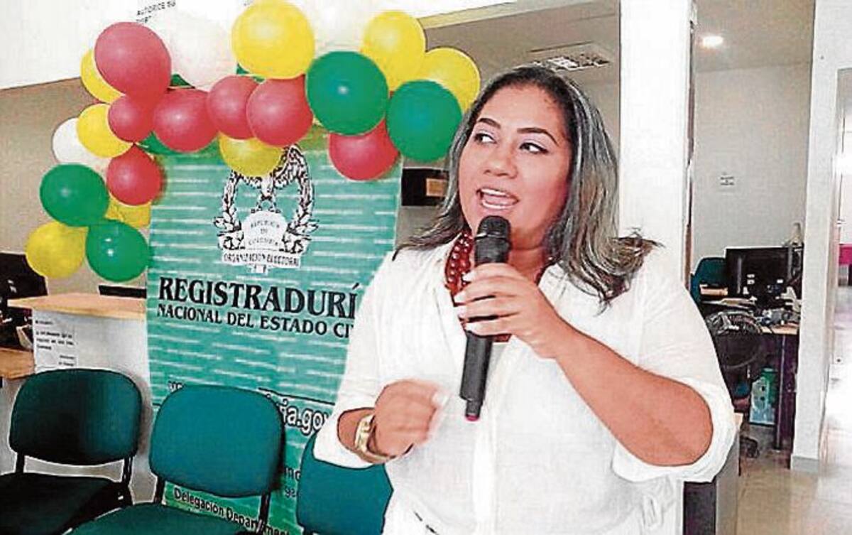 Lía margarita Muñoz, se inscribió como candidata a la Alcaldía por una alianza entre los partidos UP y Todos Somos Colombia. “Nunca he usado ni usaré la burocracia ni los dineros públicos, el pueblo me elegirá por ser una mujer decente”, dijo. Archivo.