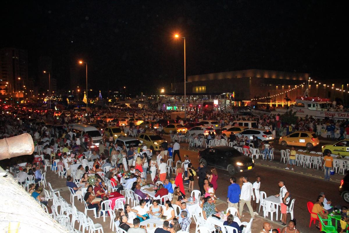 Cartagena se posiciona como destino de fiestas de fin de año, tanto en espacios públicos como en los hoteles de la ciudad. // ARCHIVO