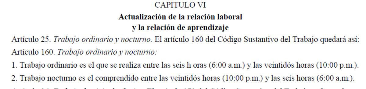 EXTRACTO DE LEY 789 DE 2002