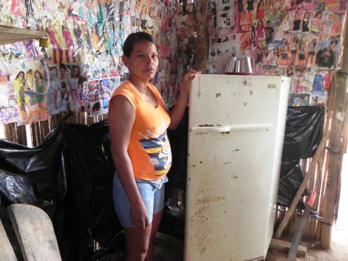 Ana Feria Santos dice que su bebé está poseído. Sin embargo, el ICBF investigará posible maltrato infantil CORTESÍA