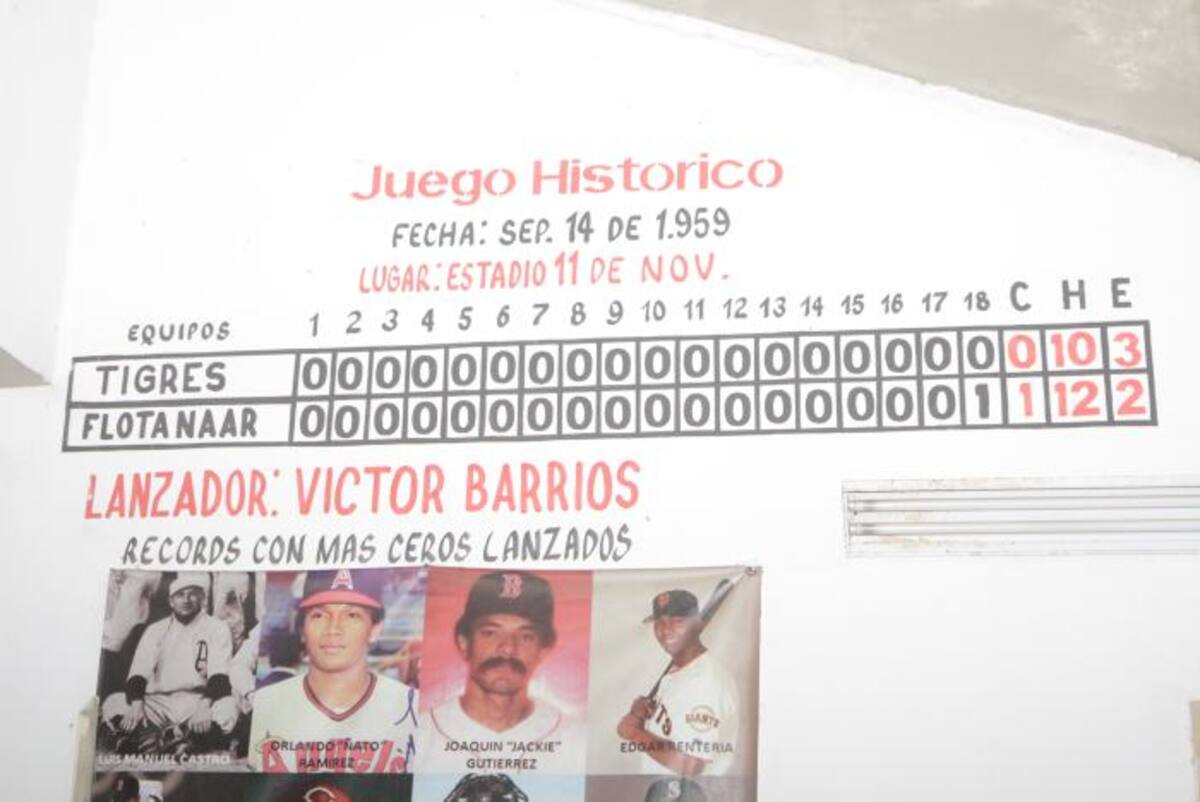 Víctor Barrios hizo historia en el montículo del 11 de Noviembre.