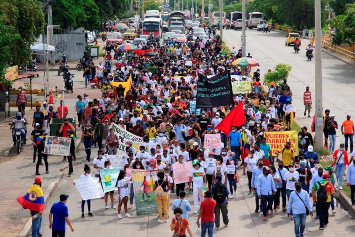 ¡Prepárese! Este será el recorrido de la protesta del 21 de octubre en Cartagena