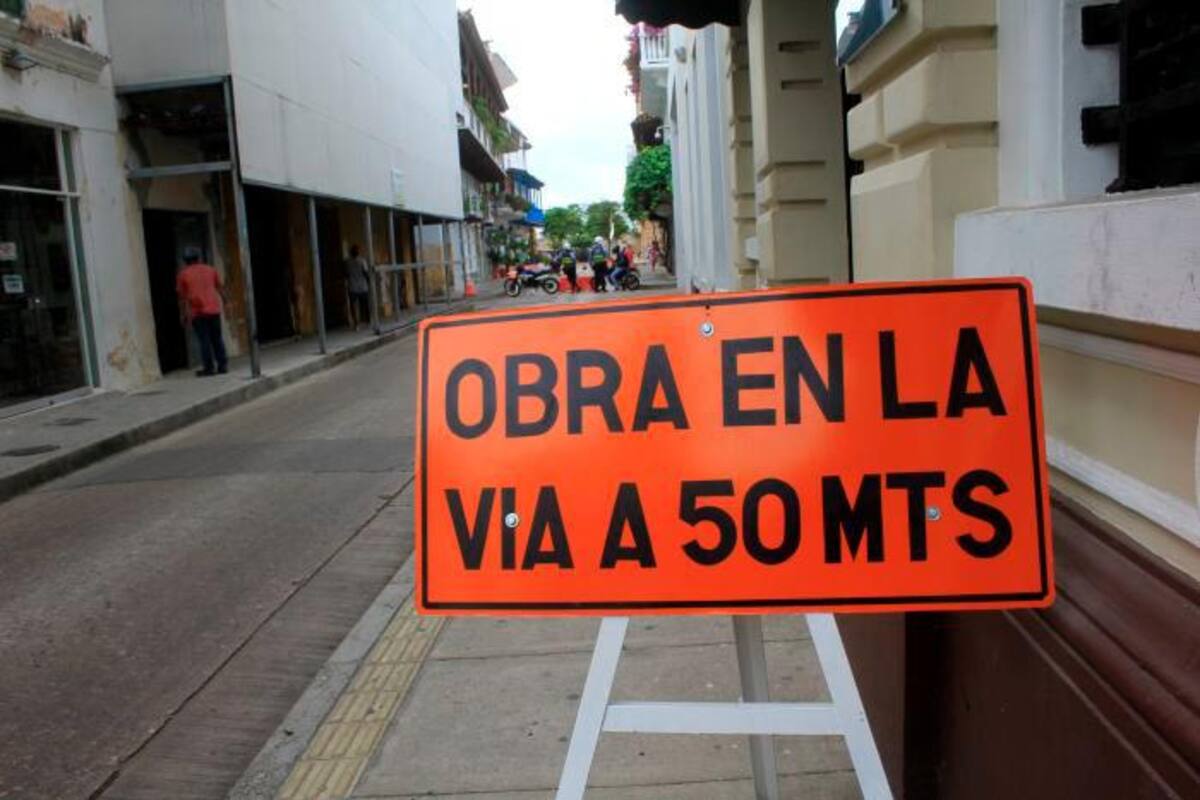 Así avanzan las obras de la malla vial en Cartagena