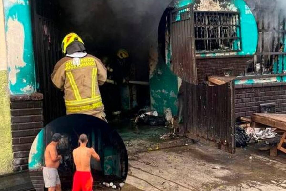 Por pelea con su mujer, hombre le prendió fuego a casa con 10 personas adentro