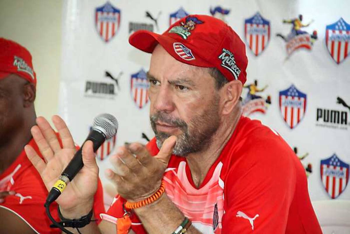 José Eugenio ‘El Cheché’, Hernández, DT de Junior. Archivo
