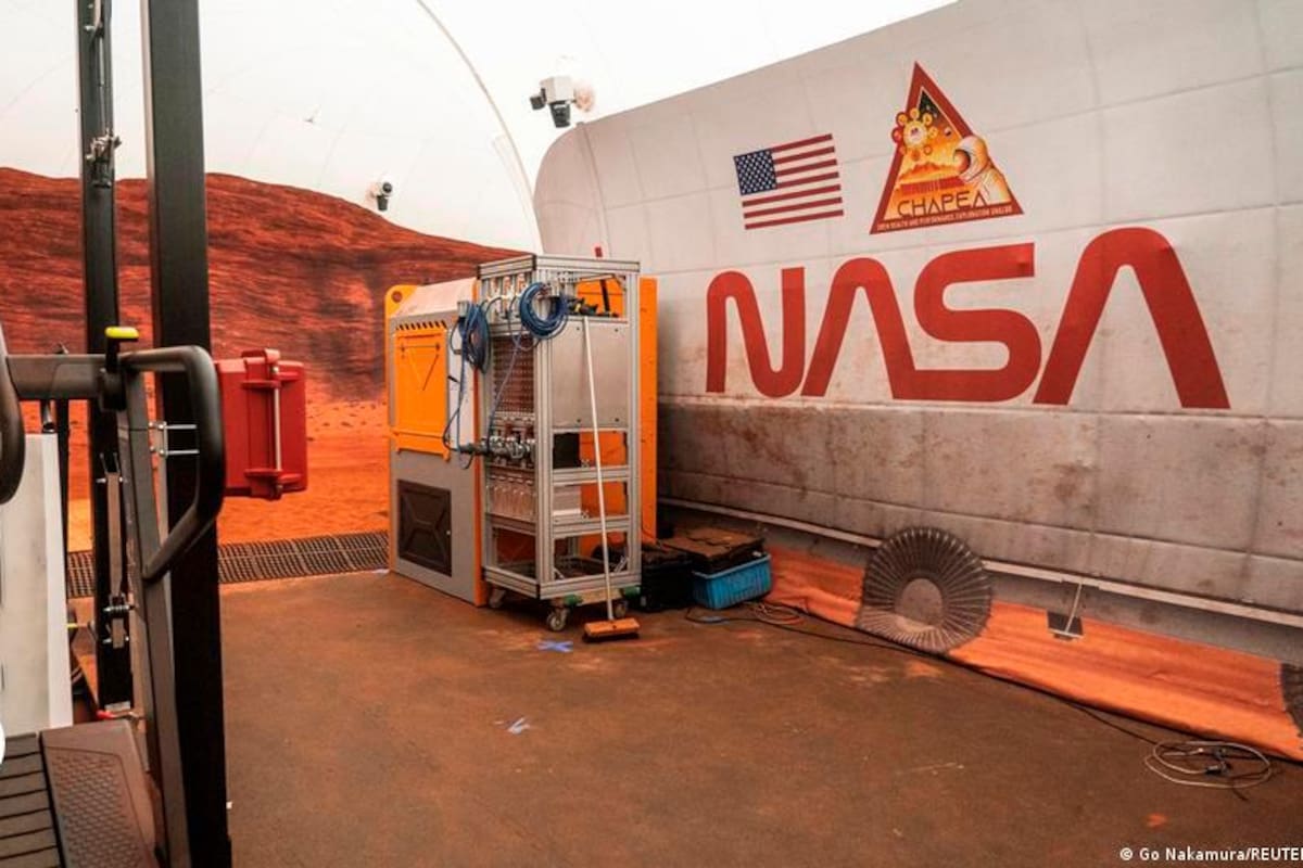 Anuncio de la NASA: 4 personas llegaron a Marte, pero el impreso en 3D