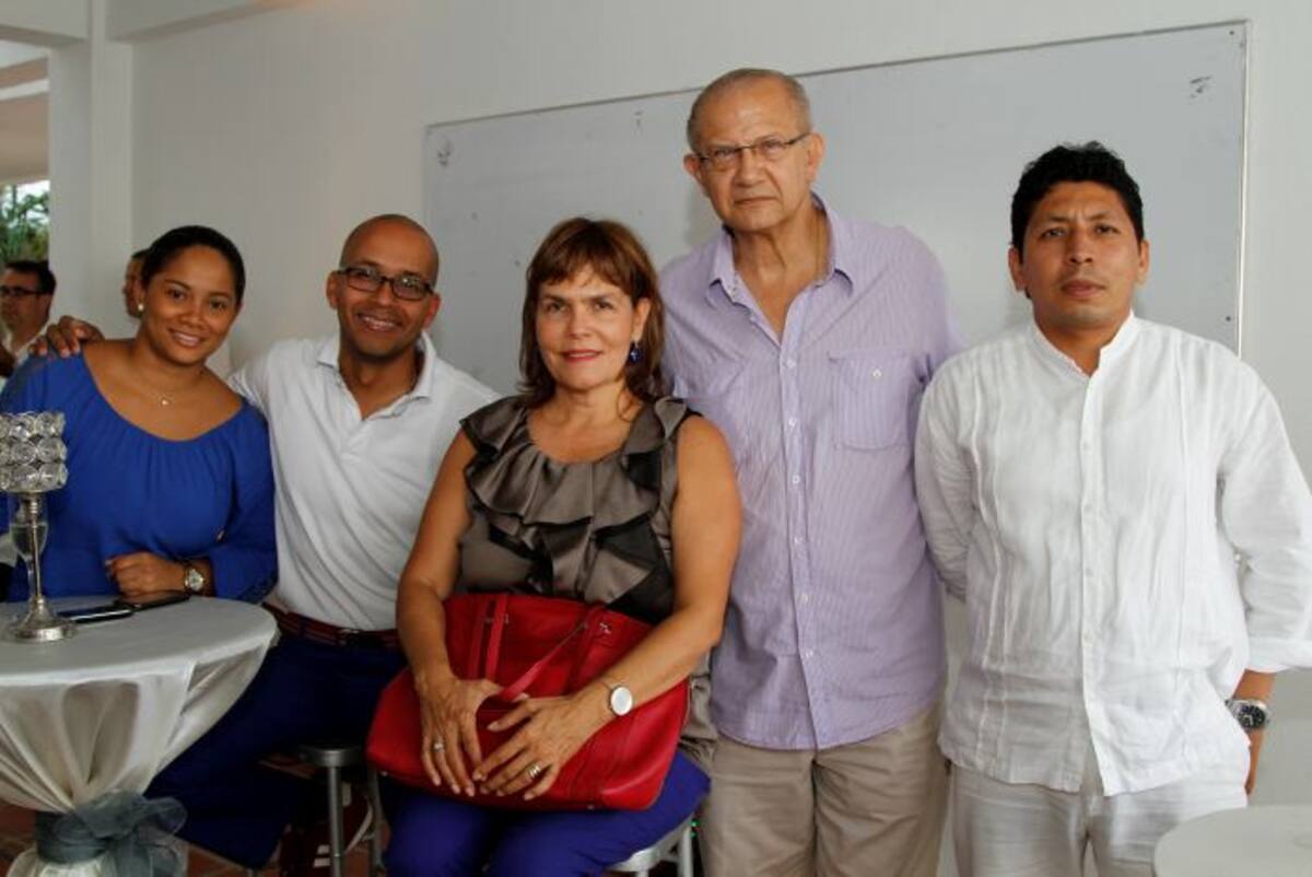 Katherine Lobatón, Favio Carabali, Martha Lucía Noguera, Arturo Cardozo y Oliver Bolaños.