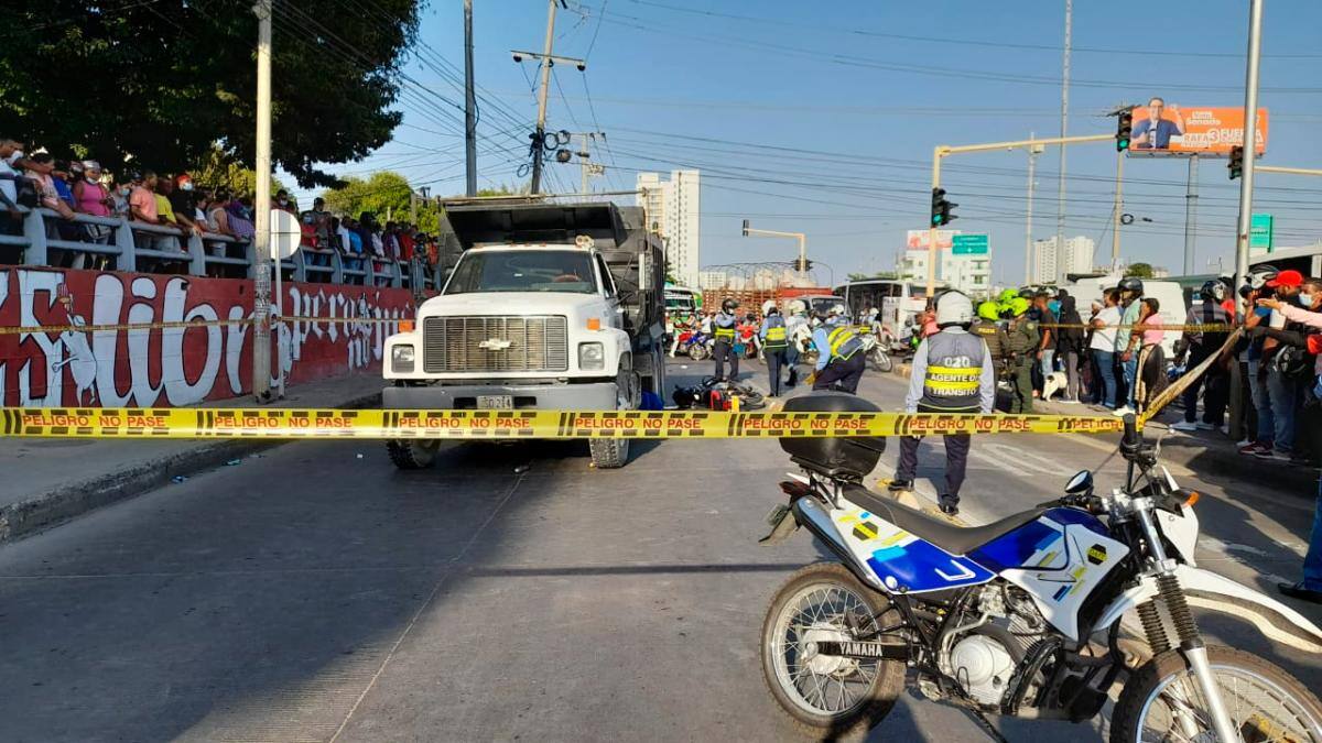 El accidente ocurrió frente a la Bomba del Gallo el lunes a las 4 de la tarde.