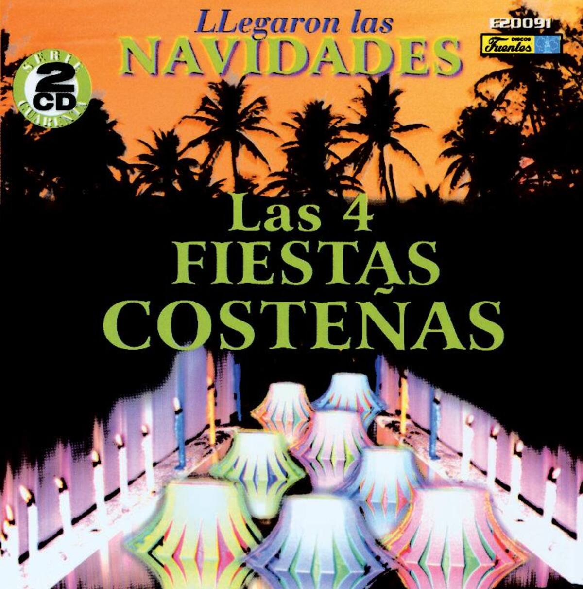 Llegaron las Navidades - Las 4 Fiestas Costeñas (2001) es una antología musical centrada principalmente en la música de fin de año. // FOTO: Discos Fuentes