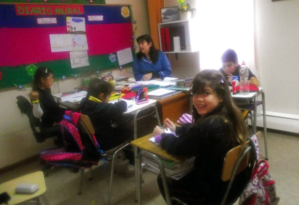 En la base hay seis estudiantes.