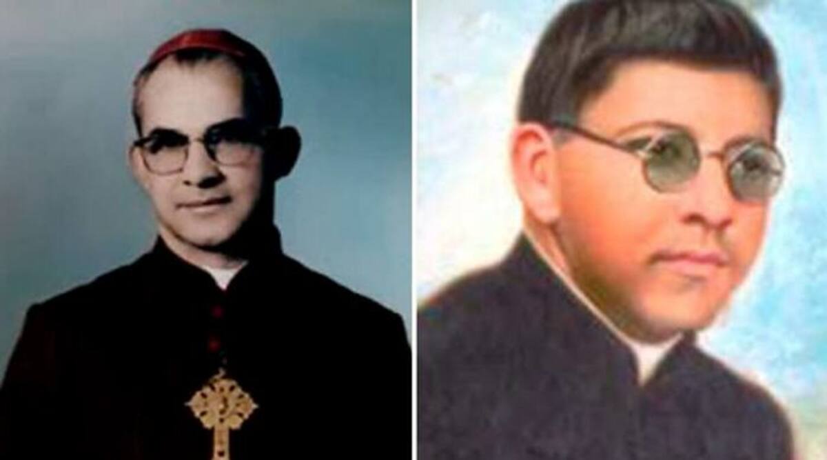 Monseñor Jesús Emilio Jaramillo Monsalve, MXY, (primer obispo de Arauca) y el Padre Pedro María Ramírez Ramos (Sacerdote de Armero). Ambos fueron martirizados por la fe. Colprensa.