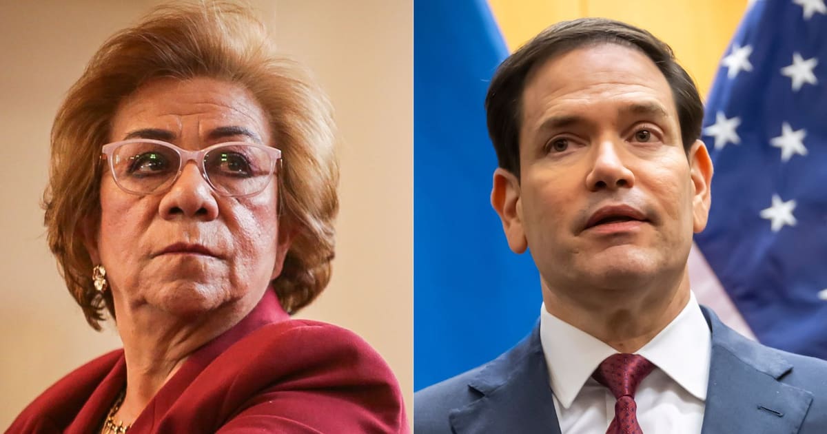 Rosa Villavicencio llamó a Marco Rubio: esta fue su petición