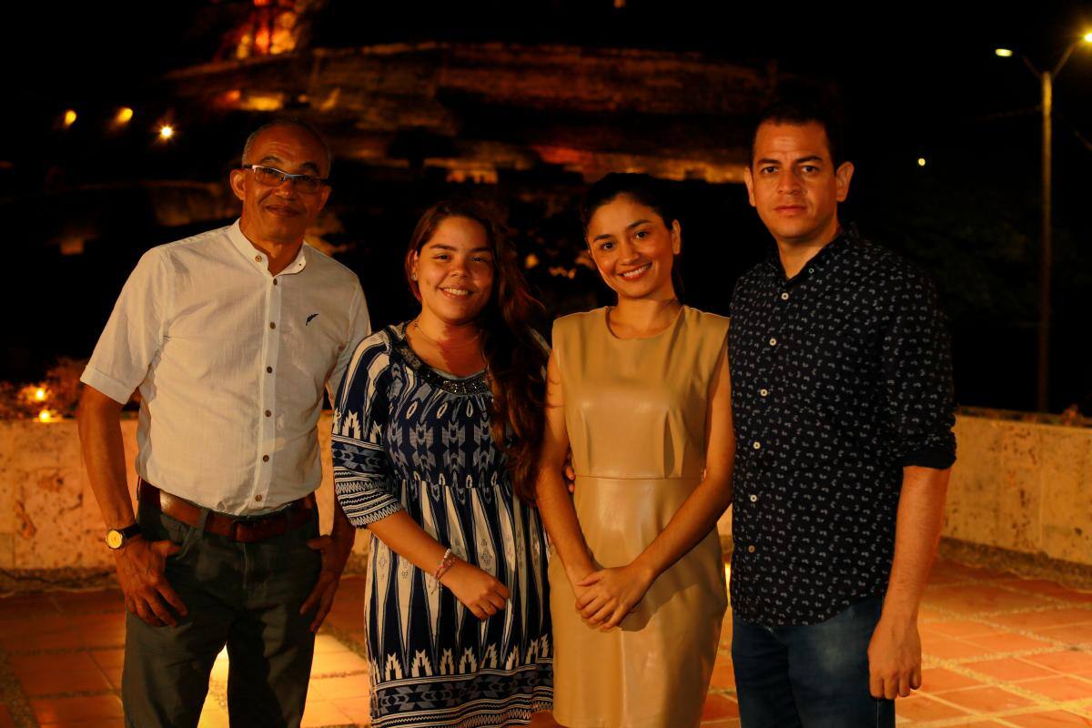 Jairo Baena, Hylenne Guzmán, Laura Anaya y Wilson Morales.