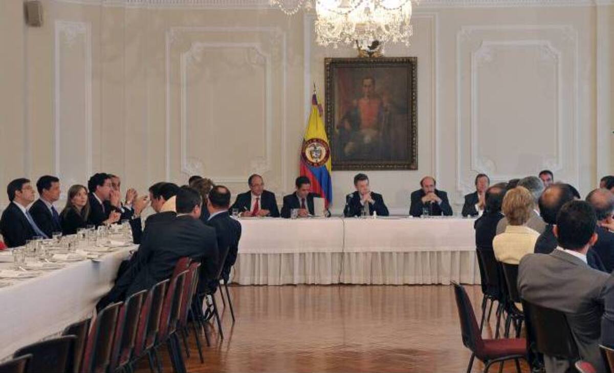 El Partido de la U se reunió hoy en la Casa de Nariño. Prensa Presidencia