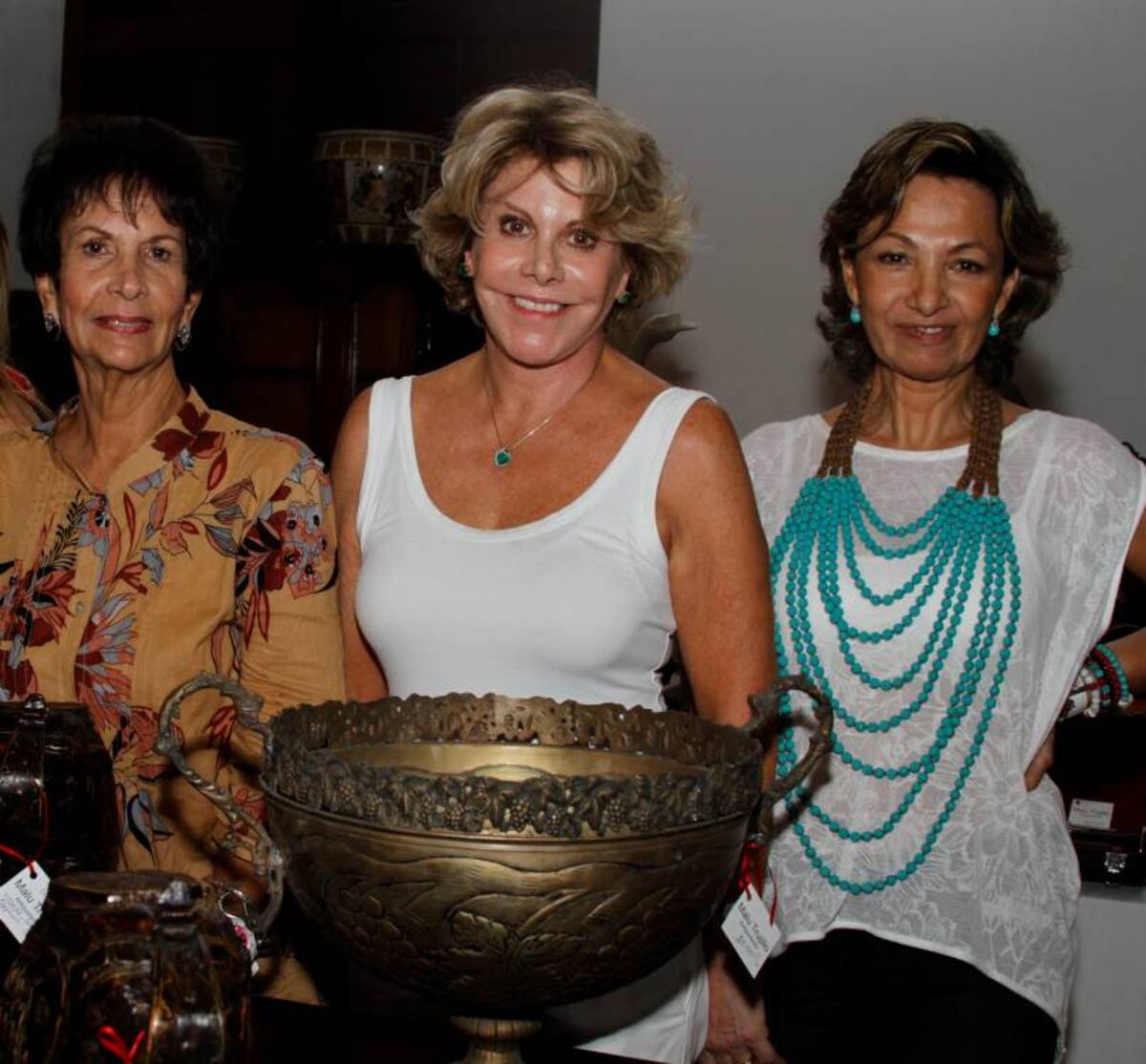 María del Socorro Pinzón, Gladys de Richard y Beatriz García. Maruja Parra /El Universal/