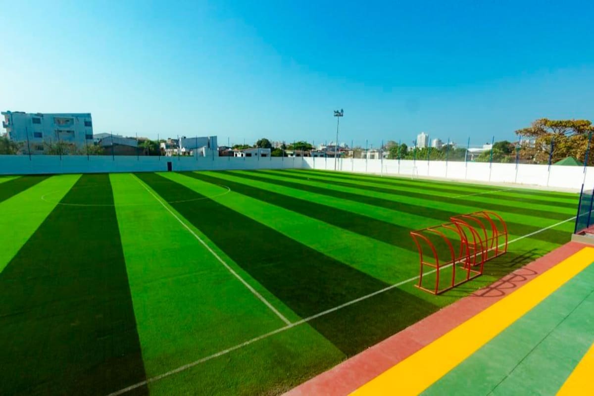 Así quedó el remodelado Estadio de fútbol de San Fernando