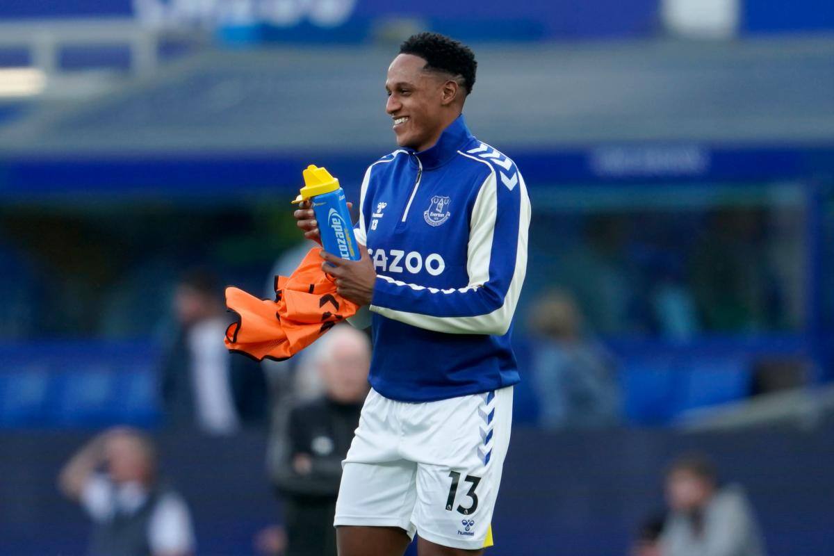 Yerry Mina, del Everton. //EFE