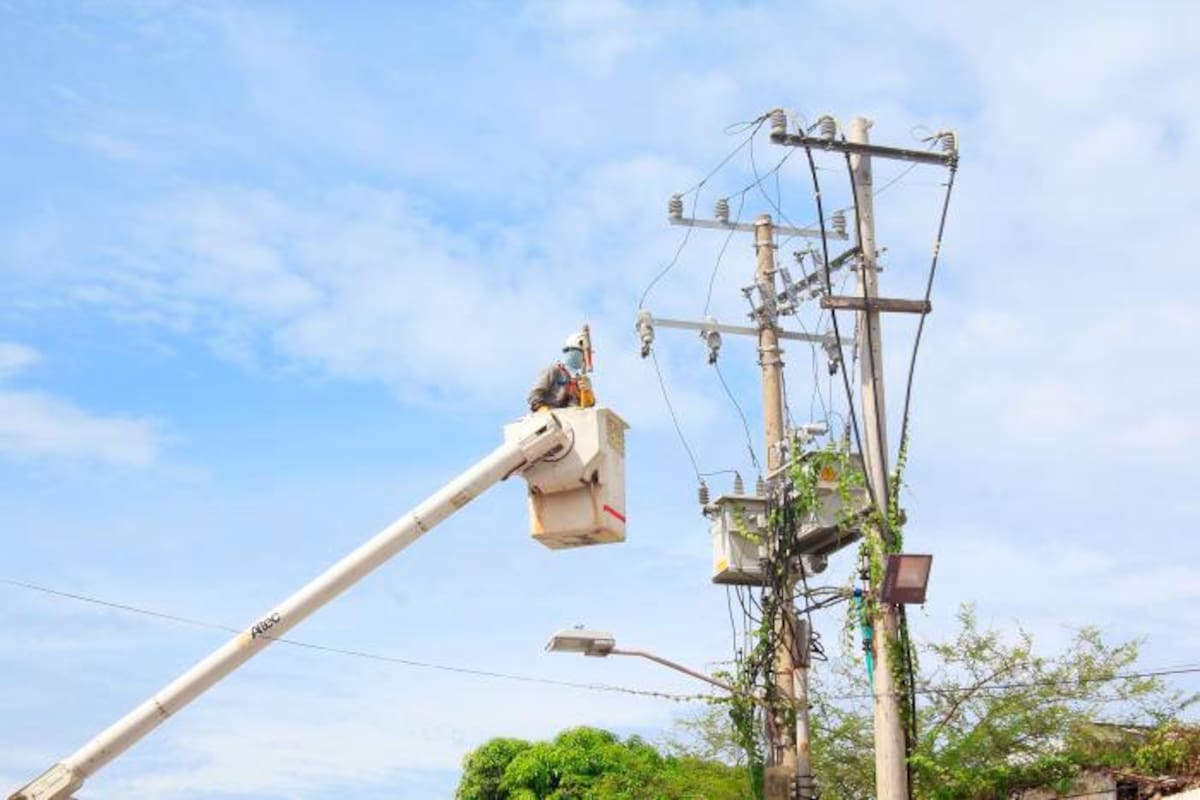 Los cortes de luz programados para el fin de semana en Cartagena y Bolívar